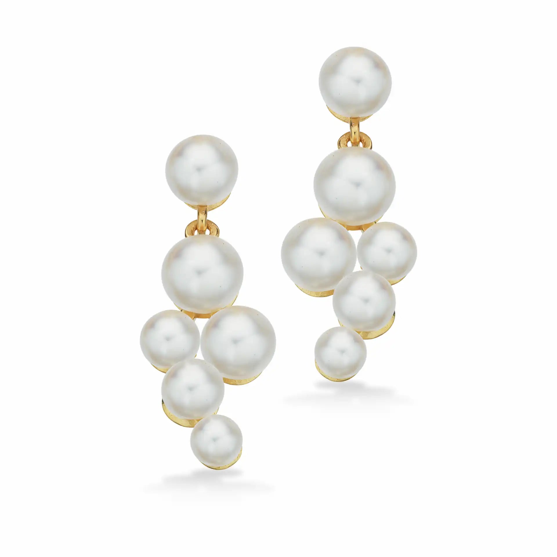 Øreringe m. ferskvandsperle