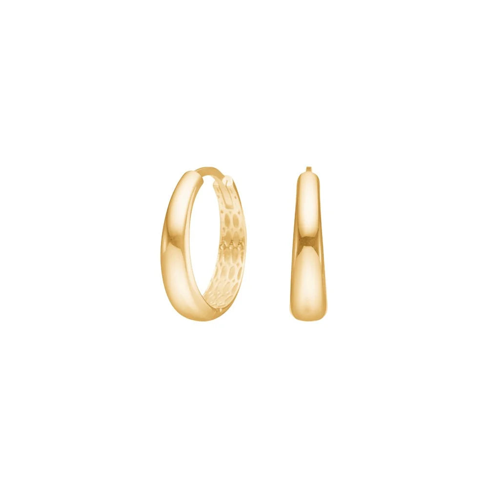 Creoler i 8 kt. guld, 18 mm