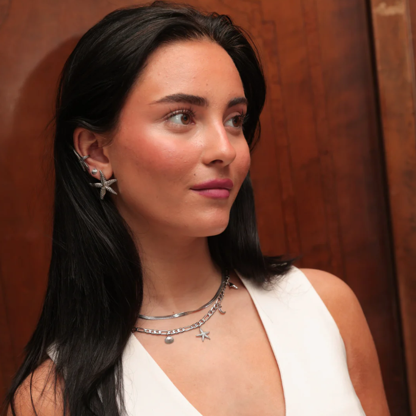 Sirena - Ear cuff Stål