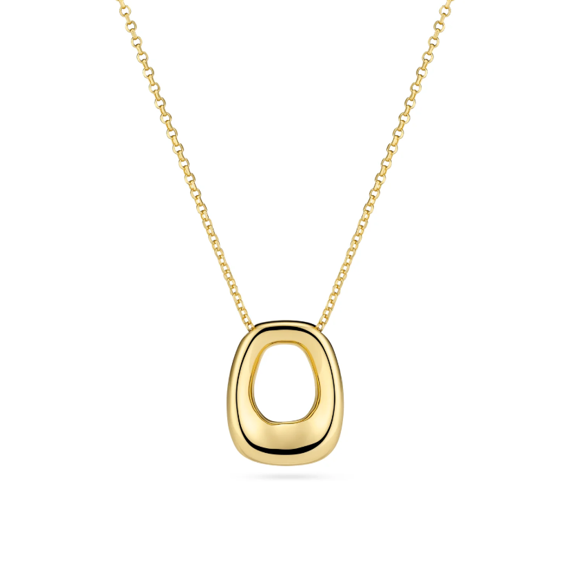 Halskæde Borsa Pianura Piccolo Forgyldt