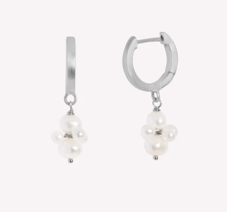 Pearl Cluster Hoop