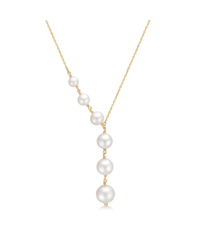 TREASURE halskæde m. kulturperler