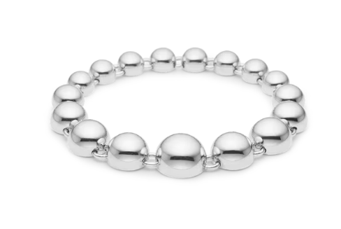 BIGGEST BALL sølv armbånd