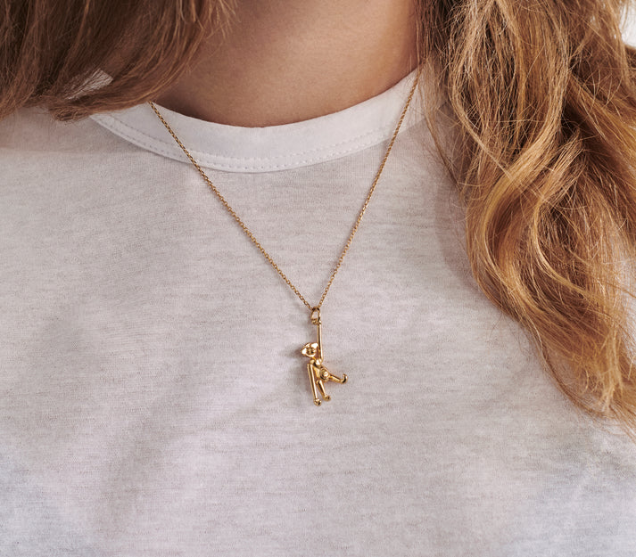 Kay Bojesen Aben i 14 karat massiv guld