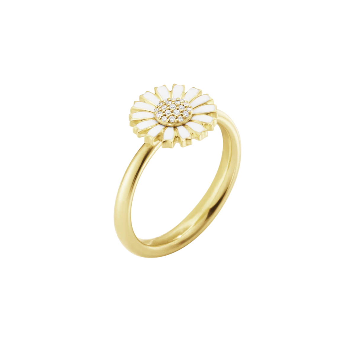 DAISY Ring med diamanter 11 mm