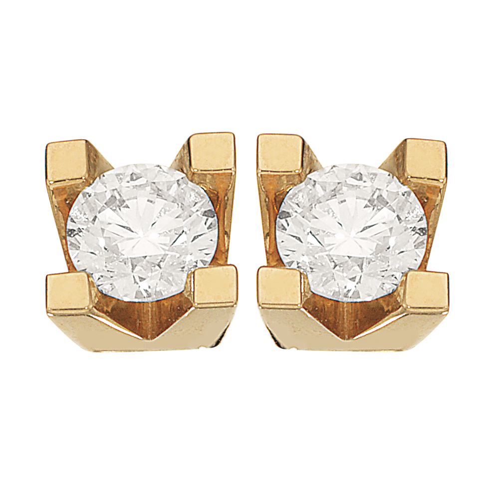 Kleopatra ørestikker i 14kt. guld med diamanter - Sct. Mathias Ure & Guld