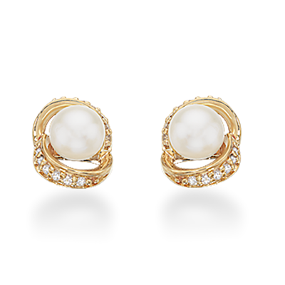 8 kt. Perleørestikker