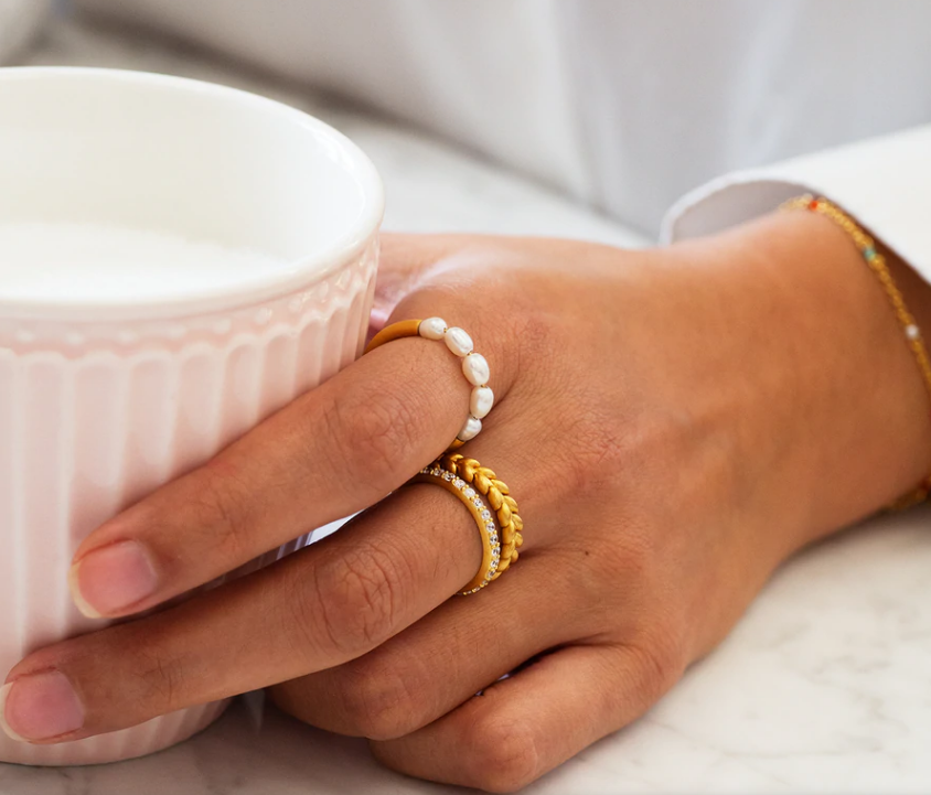 Aura Forgyldt Ring
