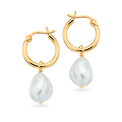 Creol m. perle forgyldt