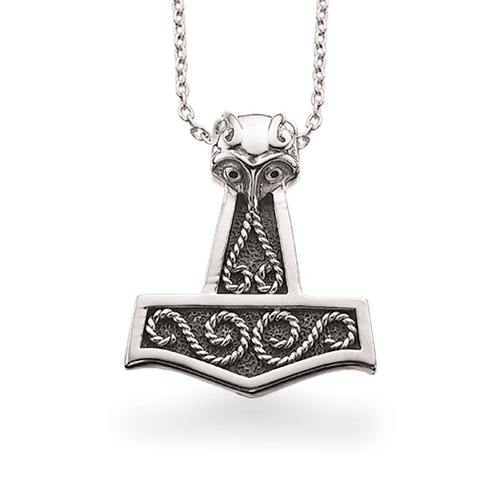 Thors hammer vedhæng i sølv