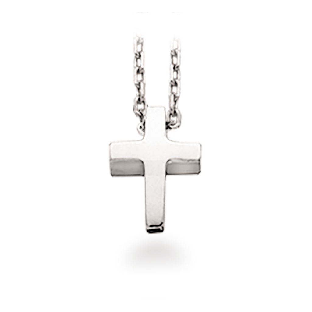 Sølv kors halskæde