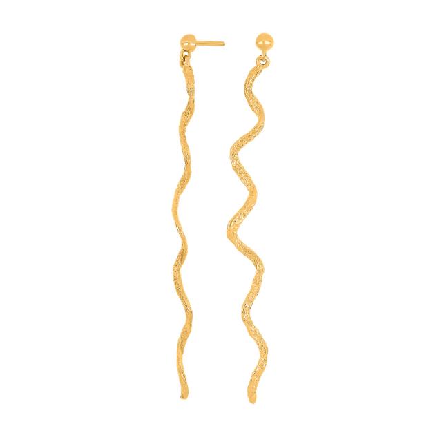 Forgyldt ørehænger FUN52