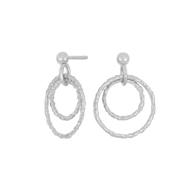 Rhd. sølv ørehænger HAPPY52