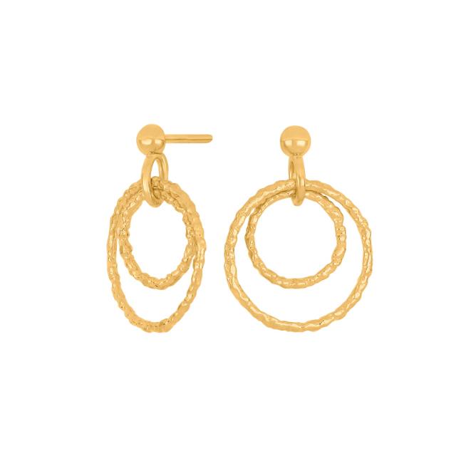 Forgyldt ørehænger HAPPY52