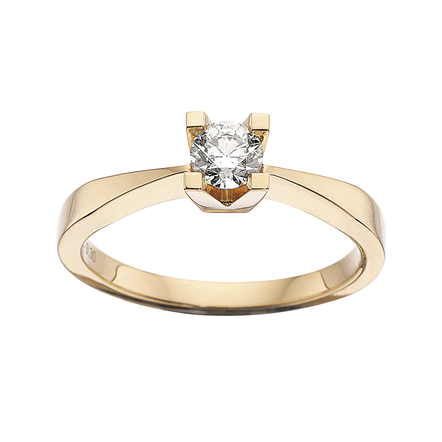 Kleopatra ring i 14kt. guld med diamanter - Sct. Mathias Ure & Guld