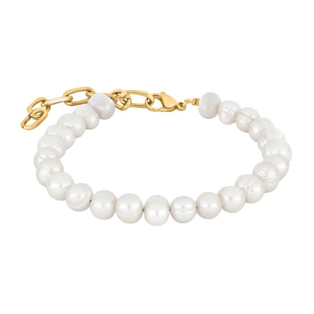 SON armbånd steel IP gold