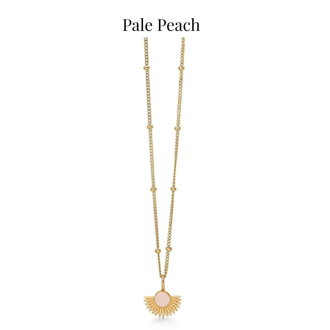 Soleil Halskæde - Forgyldt Sølv