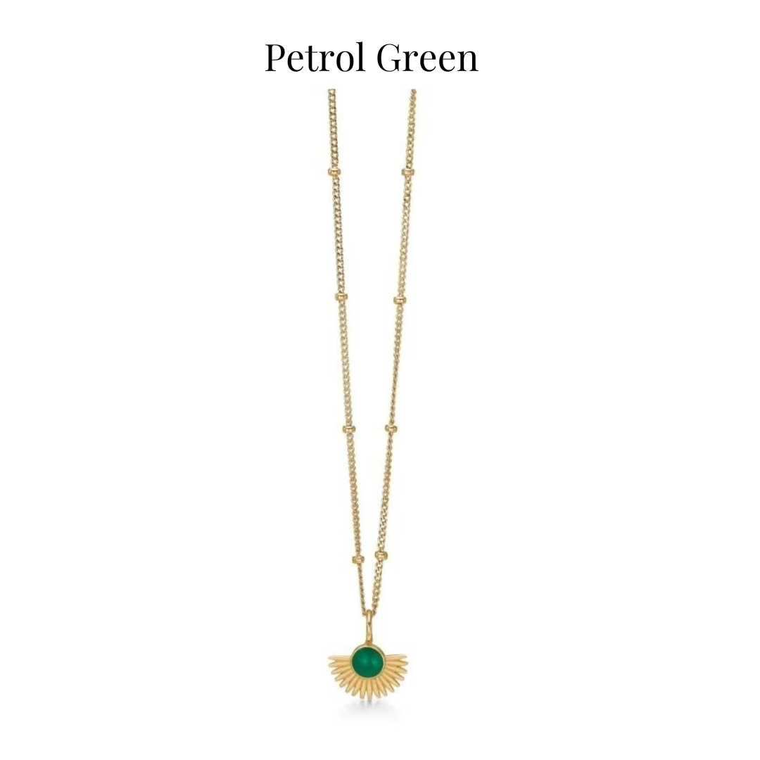 Soleil Halskæde - Forgyldt Sølv