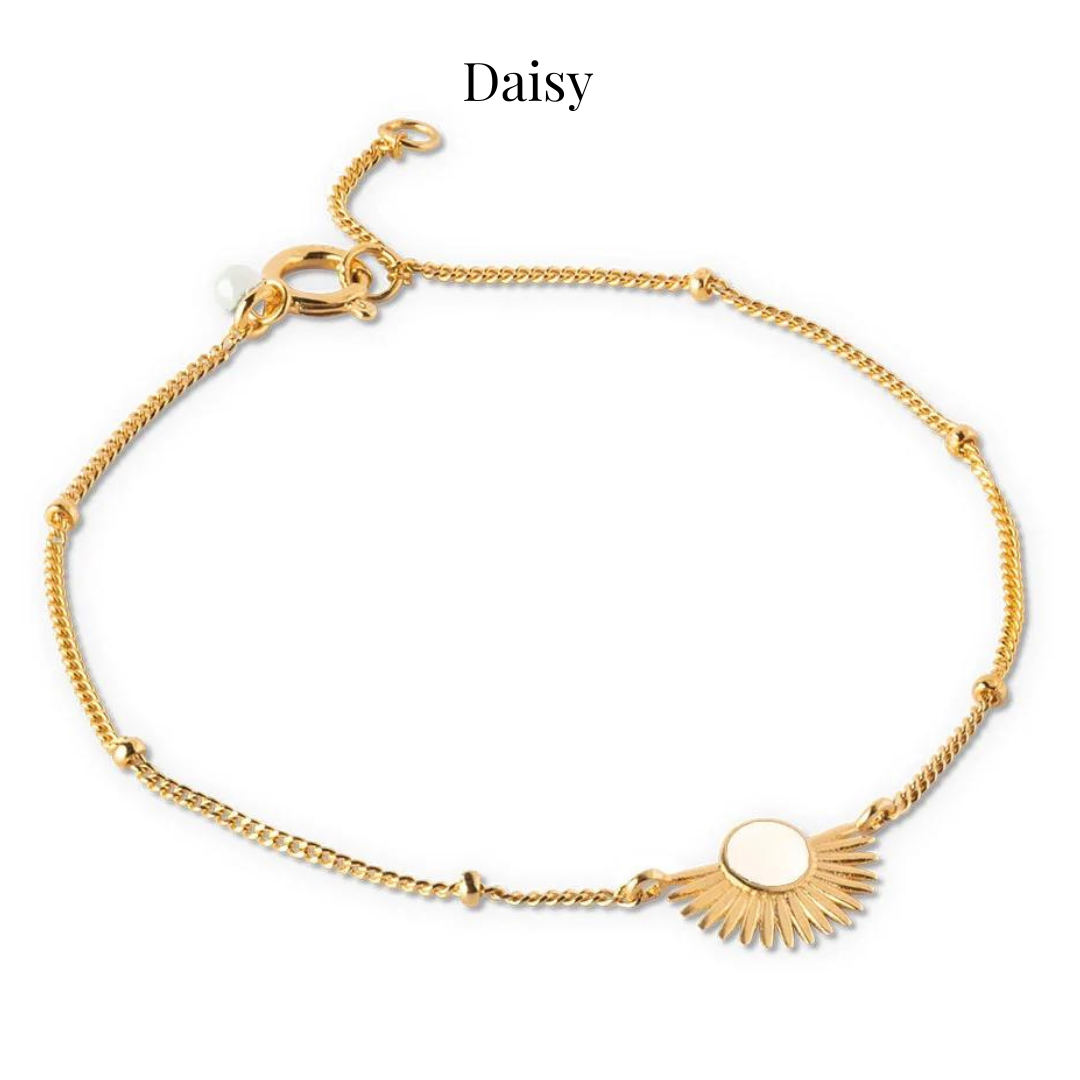 Soleil Armbånd - Forgyldt Sølv