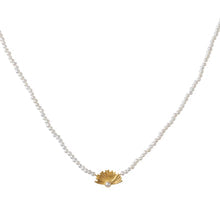 Poppy forgyldt perle halskæde