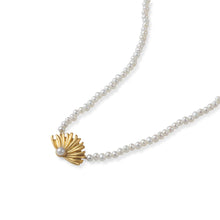 Poppy forgyldt perle halskæde