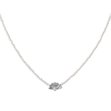 Poppy sølv perle halskæde