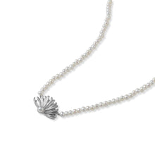 Poppy sølv perle halskæde