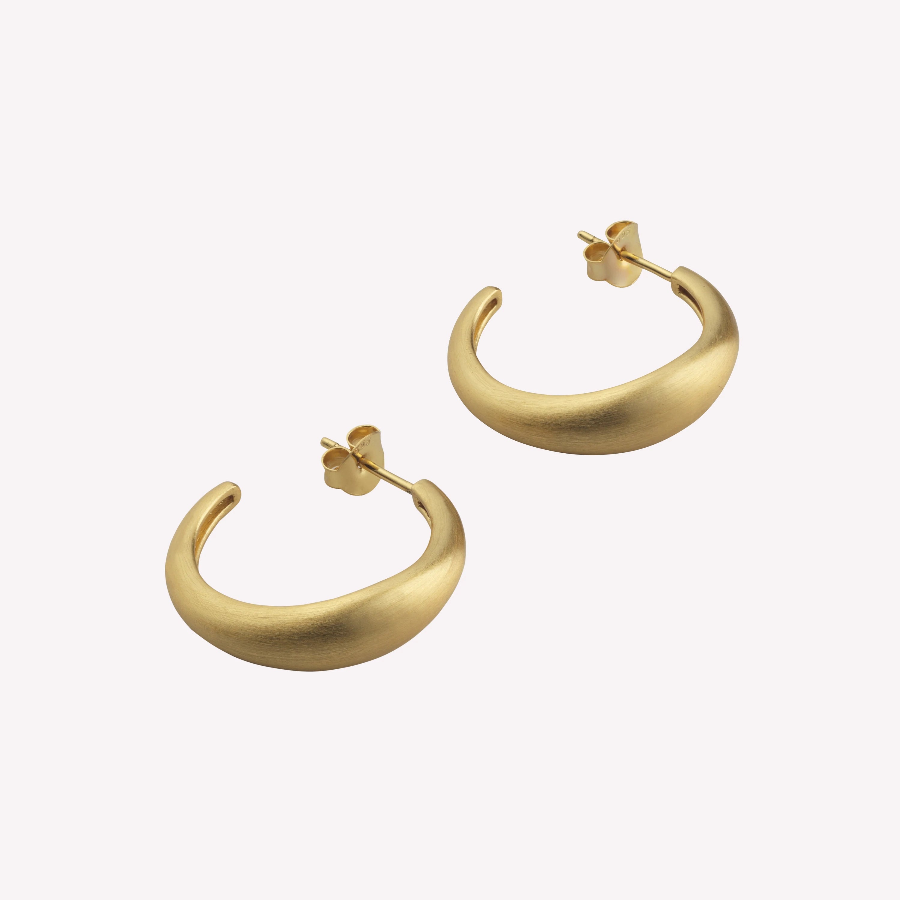 Ocean Flow forgyldte creoler, large