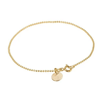 Enamel, Ball Chain Bracelet - Sct. Mathias Ure & Guld