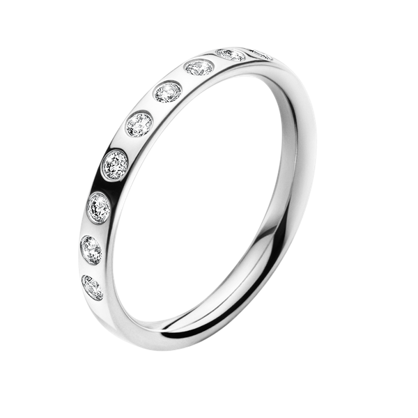 MAGIC ring - 18kt hvidguld med brillianter - Sct. Mathias Ure & Guld