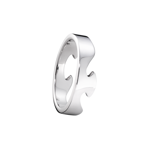 FUSION 2-delt ring - 18 kt. hvidguld - Sct. Mathias Ure & Guld