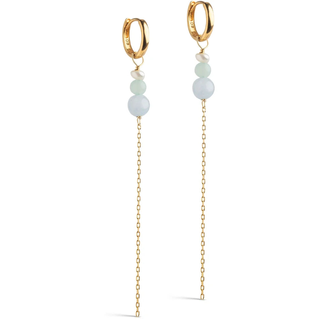 Enamel JANA ørehænger forgyldt