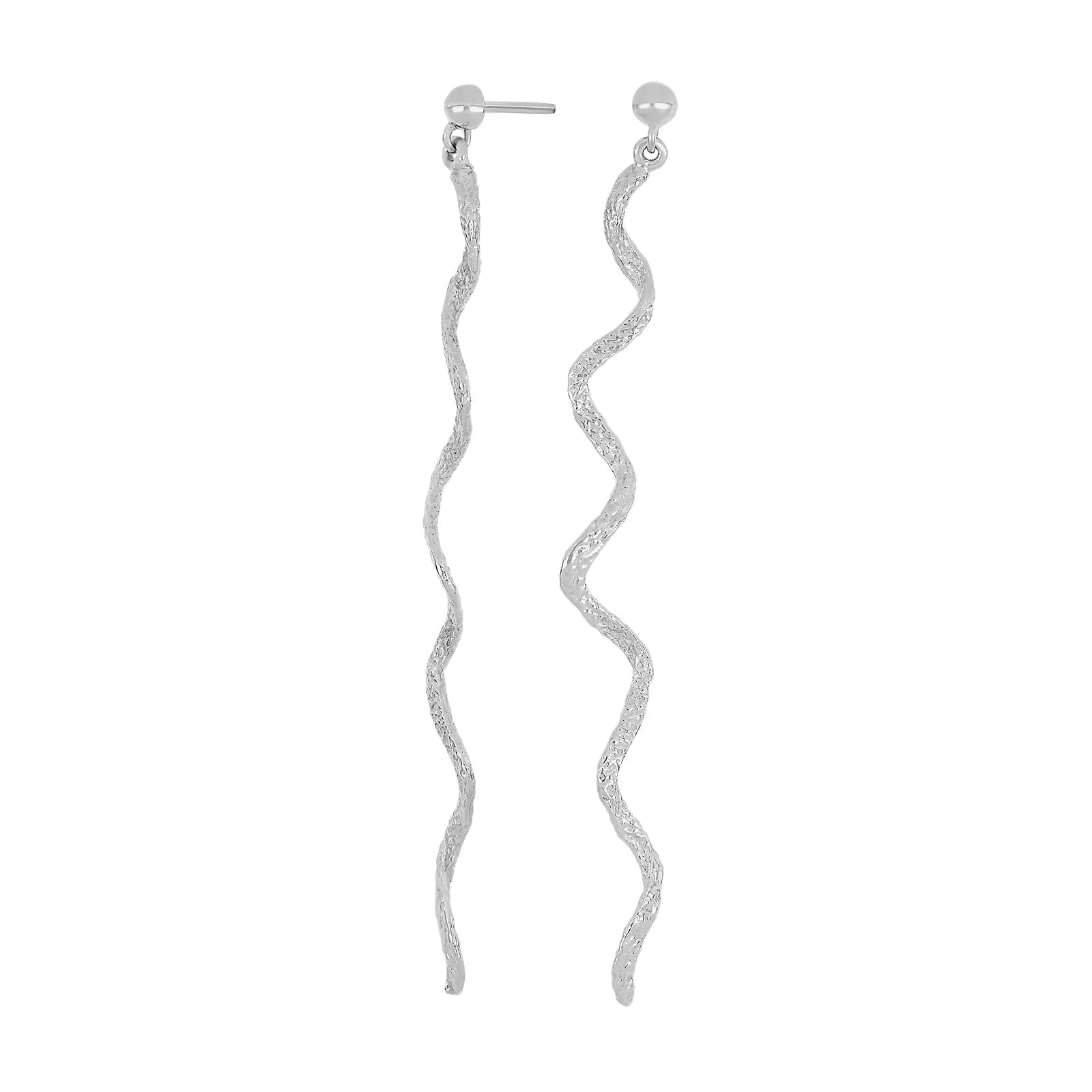 Rhodineret sølvørehængere FUN52