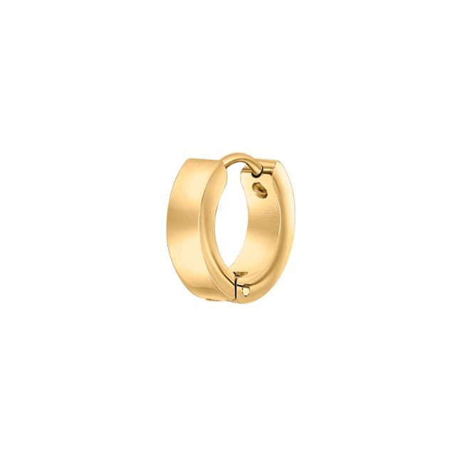 SON stål creol guld 13,5mm