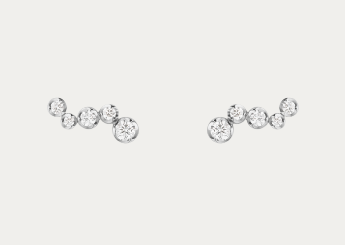 GEORG JENSEN SIGNATURE DIAMONDS, ørestik