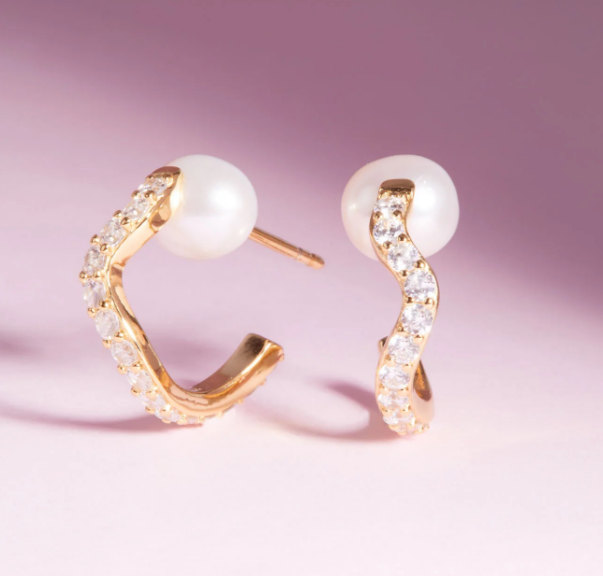 Ponza Creolo Medio øreringe forgyldt