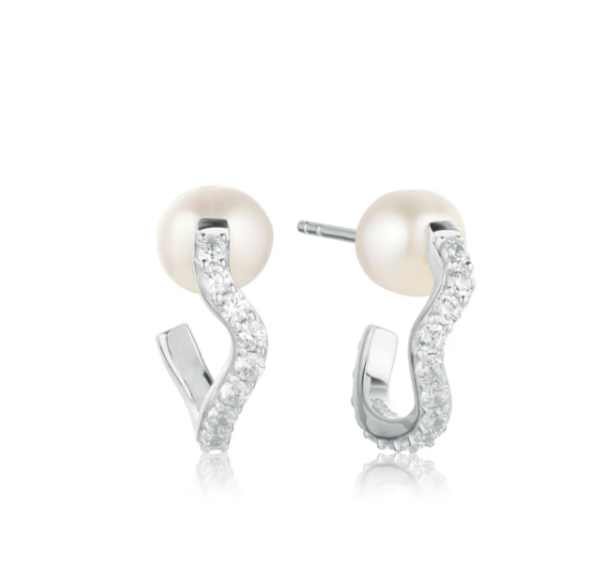 Ponza Creolo Medio sølv øreringe