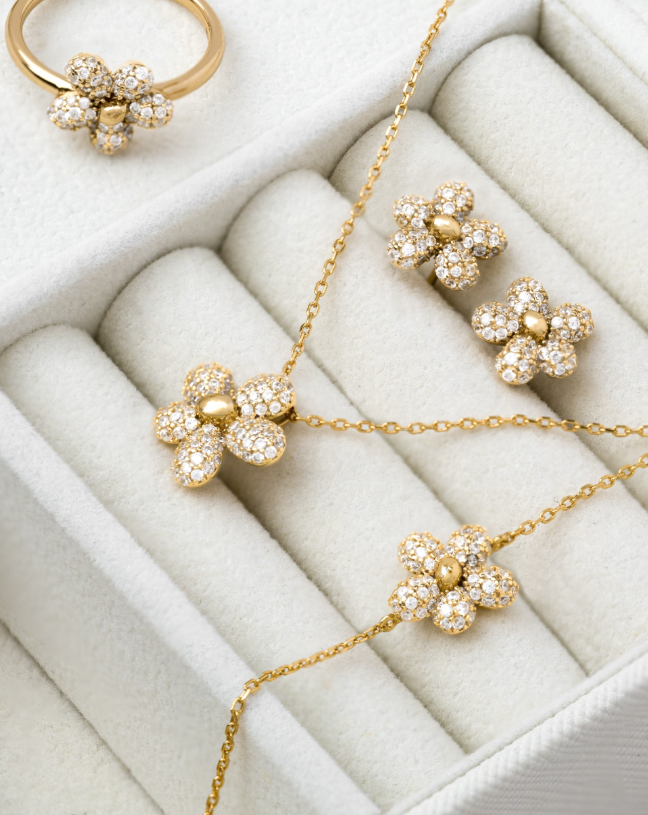 Forgyldt sølv ring Phoebenor