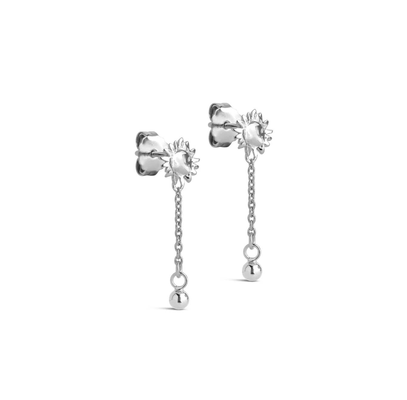 Sunshine drop sølv øreringe