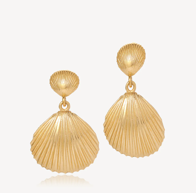 Sirena - Øreringe Forgyldt