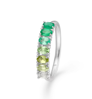 POETRY EMERALD ring
