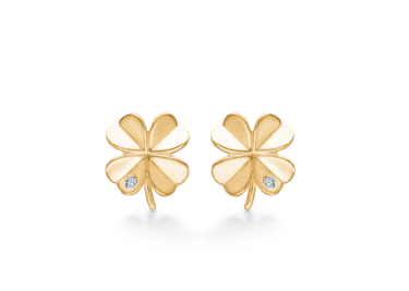 CLOVER øreringe 8 kt. guld