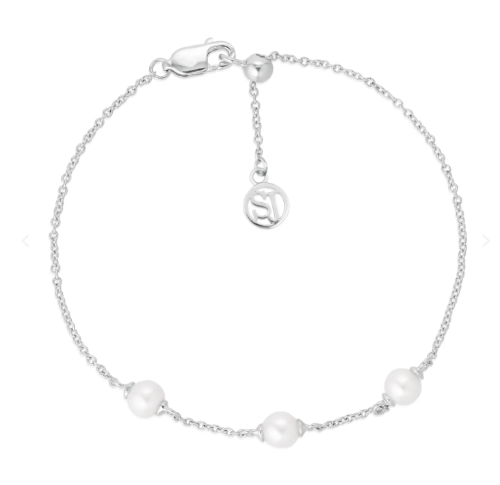 ARMBÅND PADUA TRE - MED FERSKVANDSPERLER