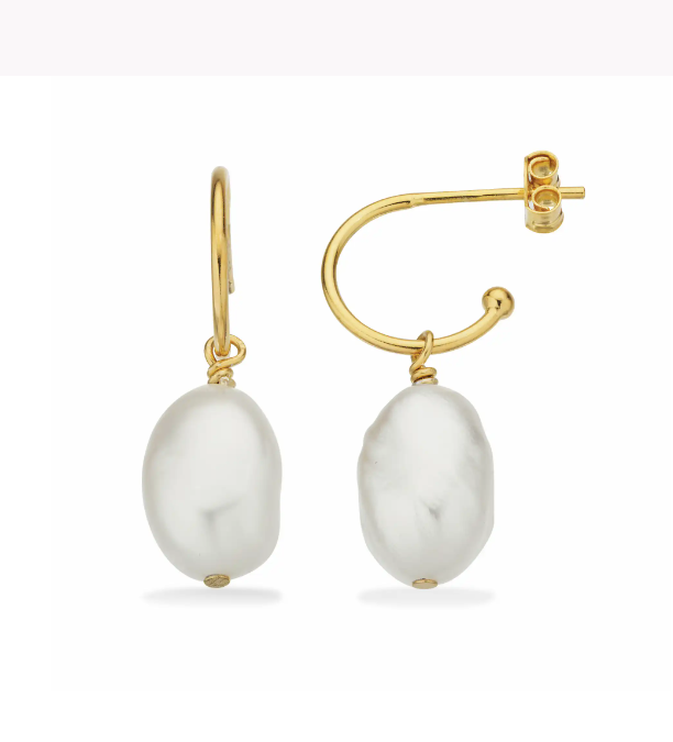 Halvcreoler m.ferskvandsperler