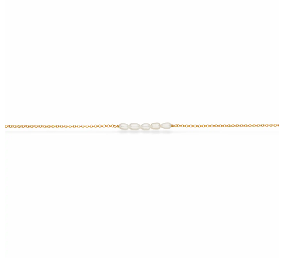 Armbånd m. ferskvandskulturperler