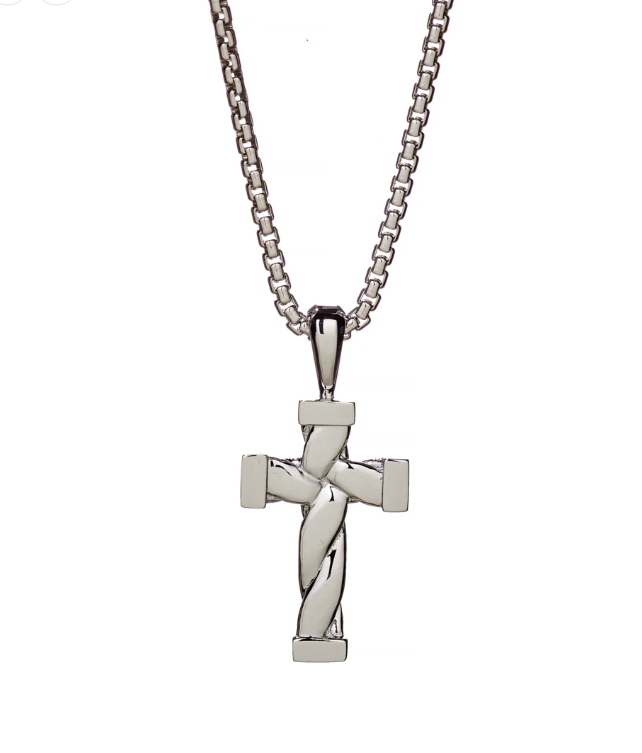 Hope Twisted Cross Necklace