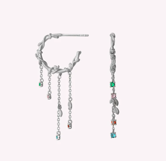 Jungle Ivy hoops mini colors