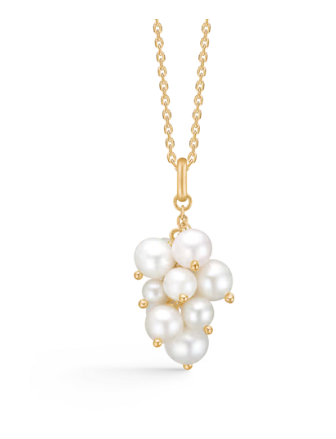 COCO vedhæng i 8 kt. guld m. kulturperler