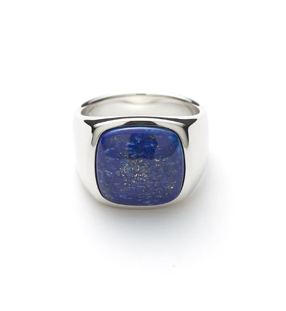 Hope Signet Ring Lapis Lazuli