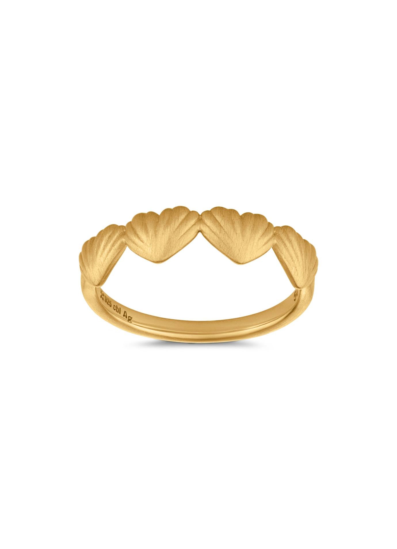 Just Love Band Forgyldt Ring